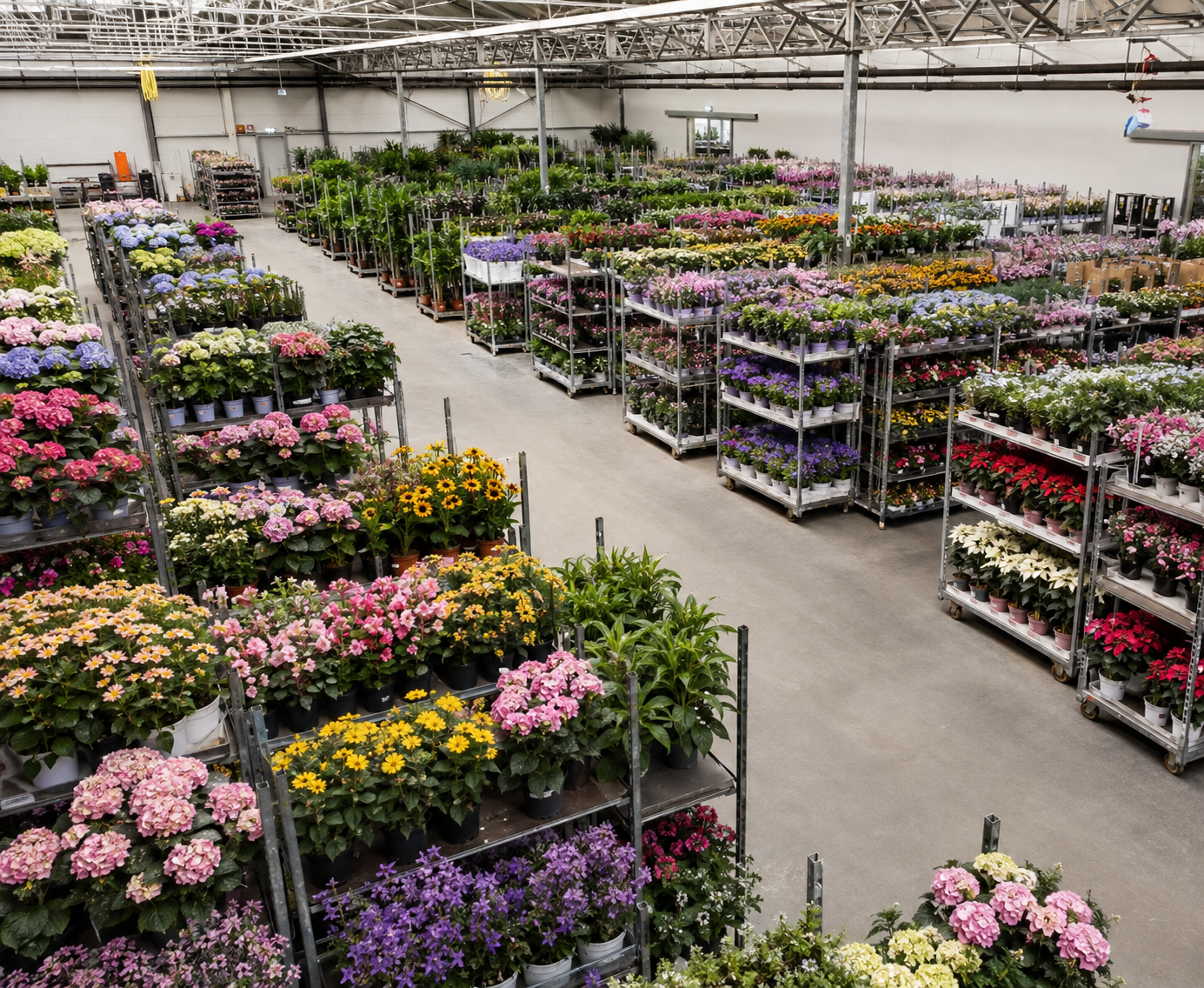 Decoflora - Hal van Planten Centrum Twente met kamer- en tuinplanten